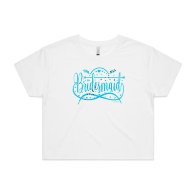 Bridesmaid Crop Top - AS Colour / Wo's CROP TEE Thumbnail