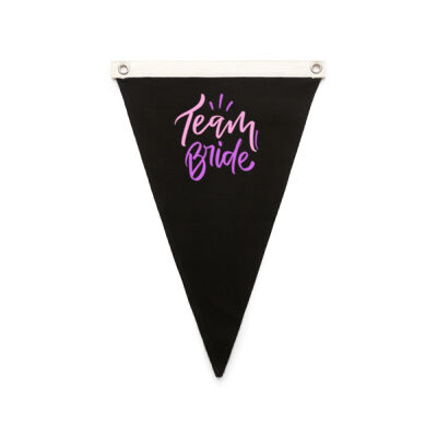 Team Bride | Flag - Canvas Pennant Flag Thumbnail