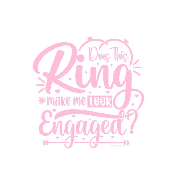 Does this ring make me look engaged | Pink Thumbnail